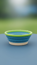 Lake Blue Portable Travel Bowl