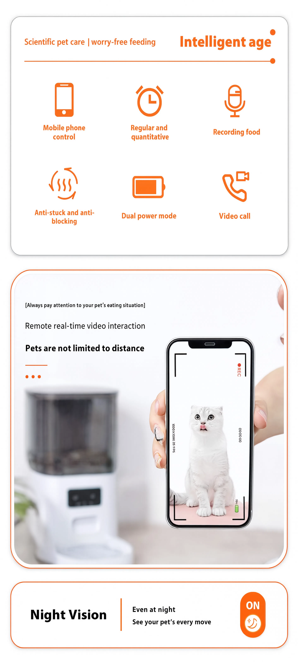 SmartFeed Pro — HD Camera & WiFi Pet Feeder